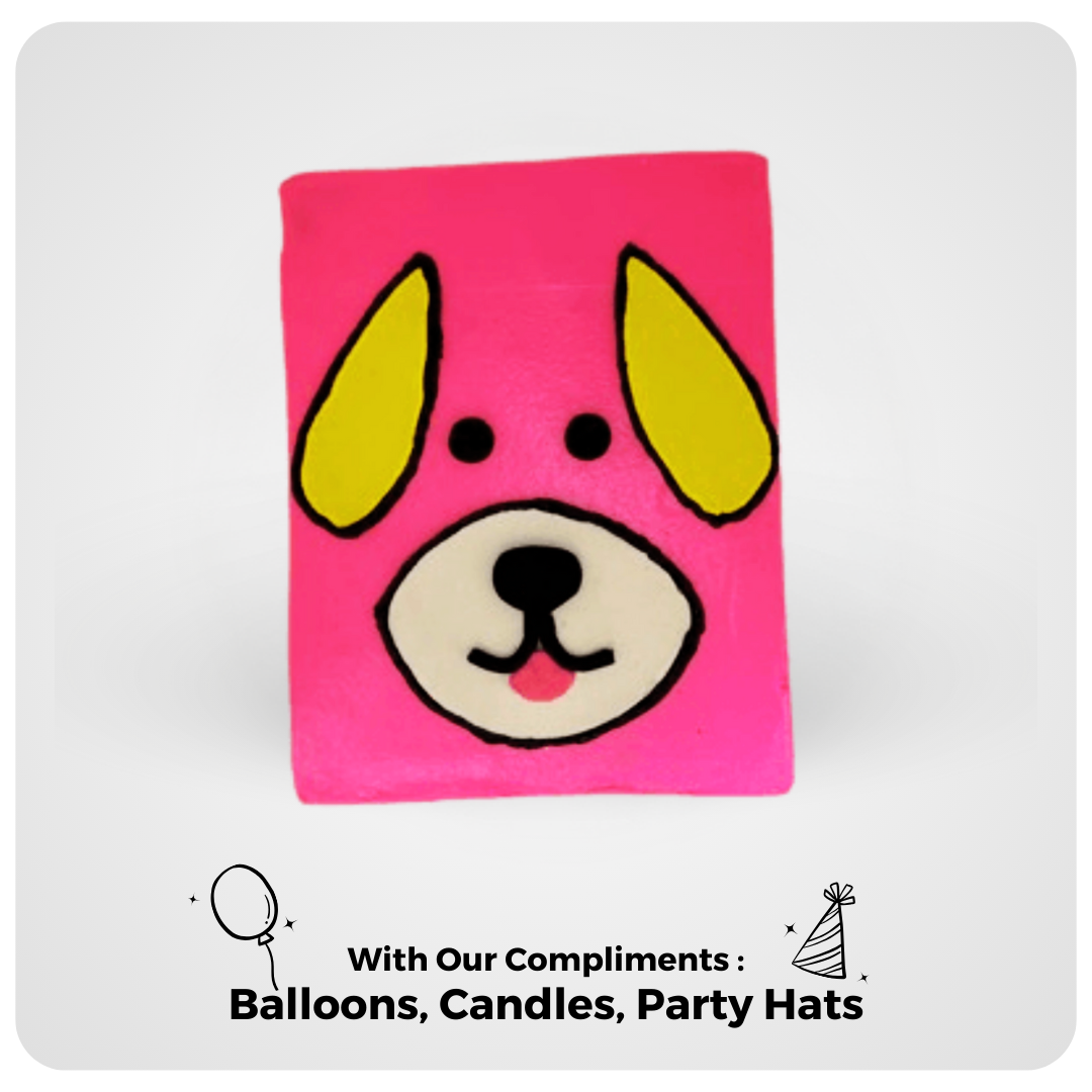 Bark Cake Square Dog