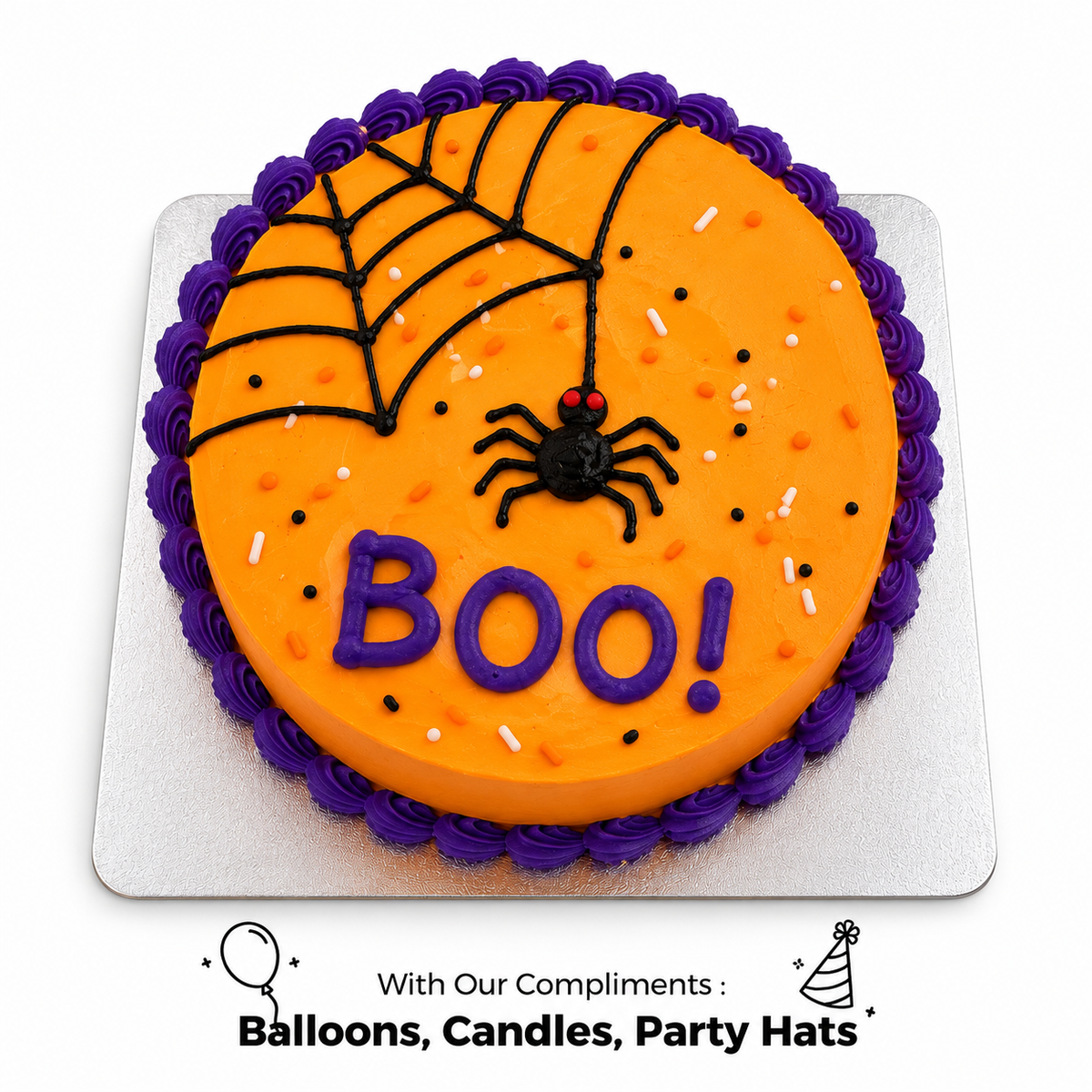 🕷️Pumpkin Spider Cake 🎃