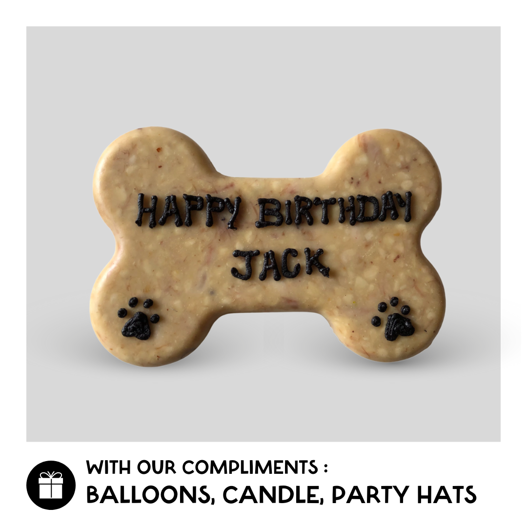Grain Free Bone Dog Cake