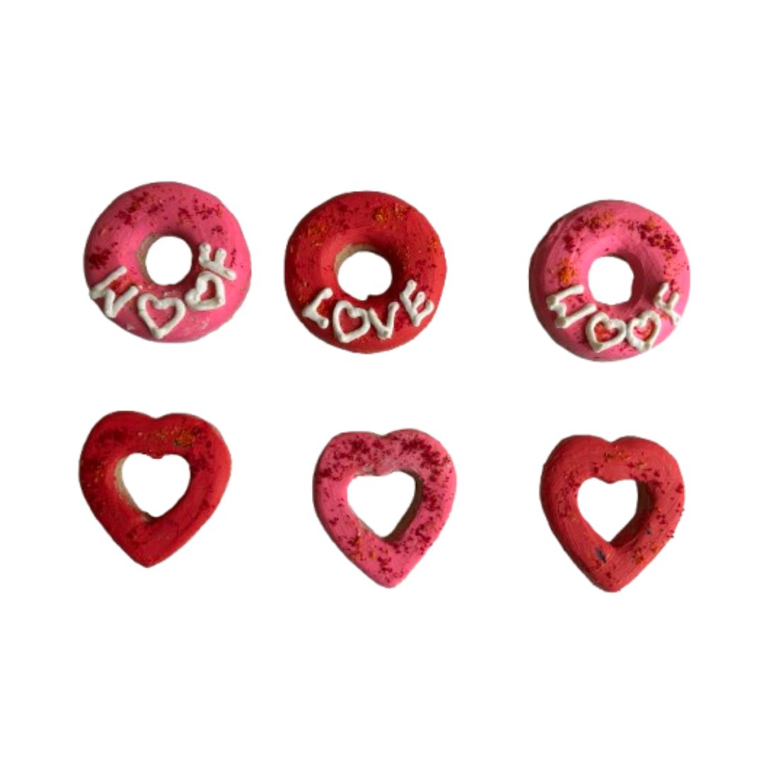 Strawberry Hearty Dognuts