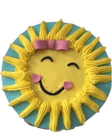 here comes the sun cake