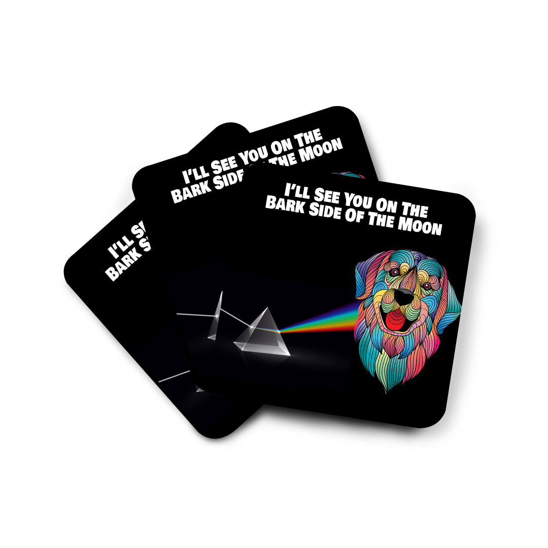 Bark Side Moon Coasters