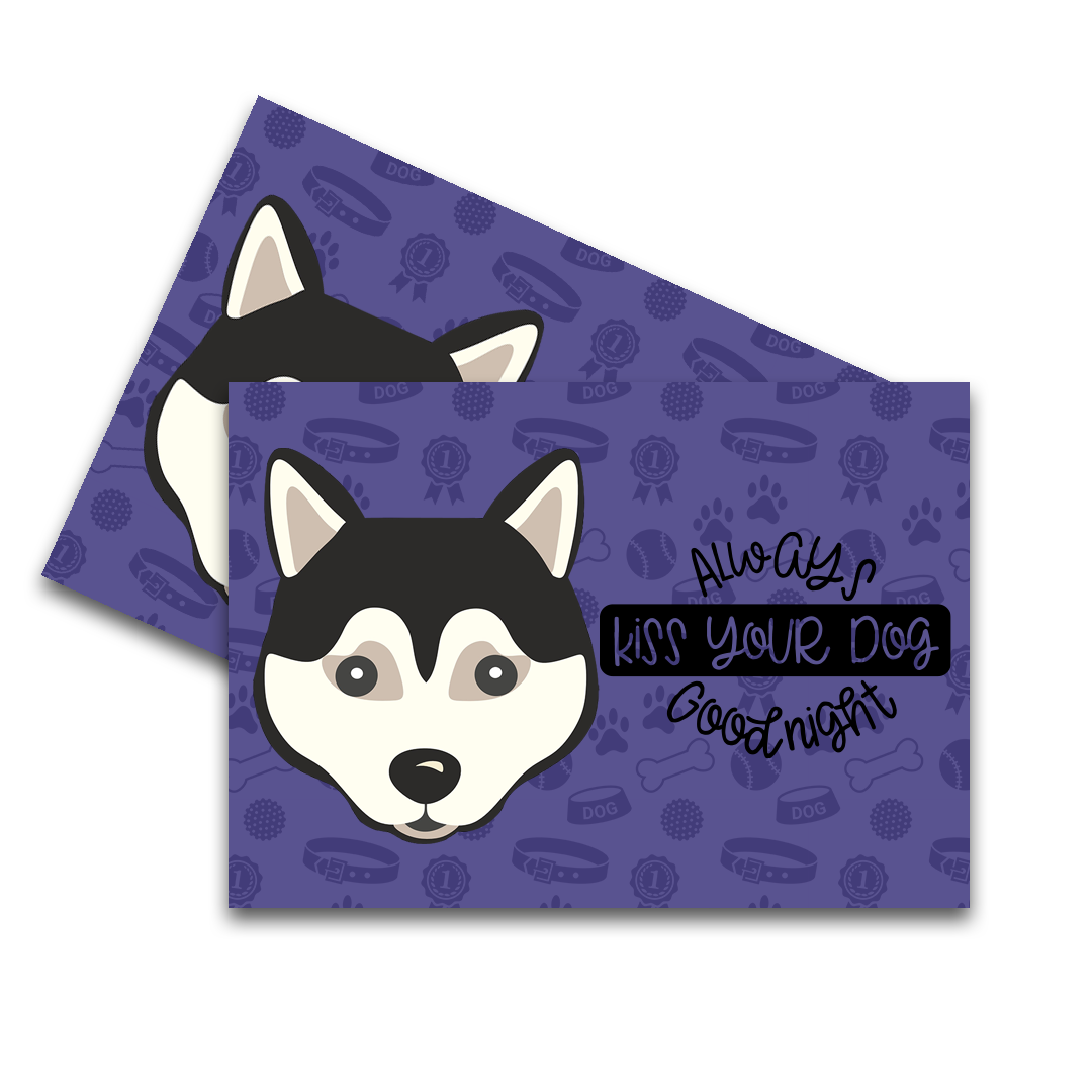 Black Husky Feeding Mat