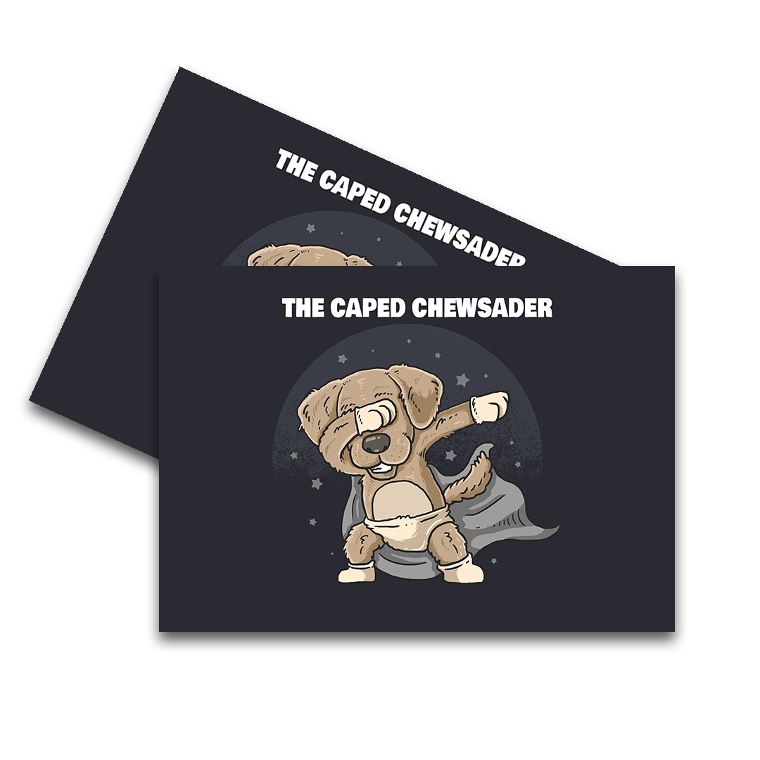 Caped Chewsader Feeding Mat