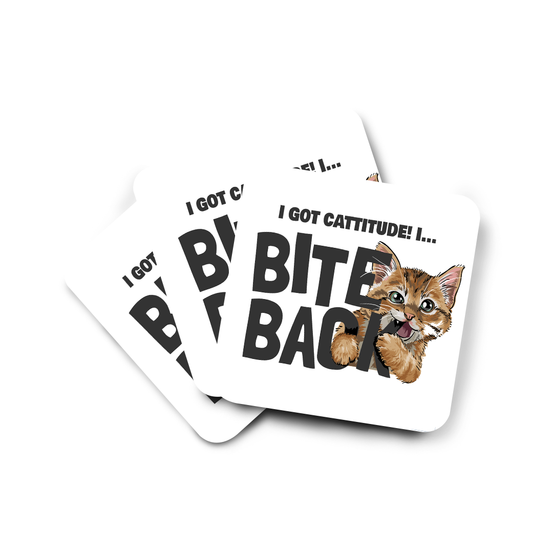 Cattitude Coasters