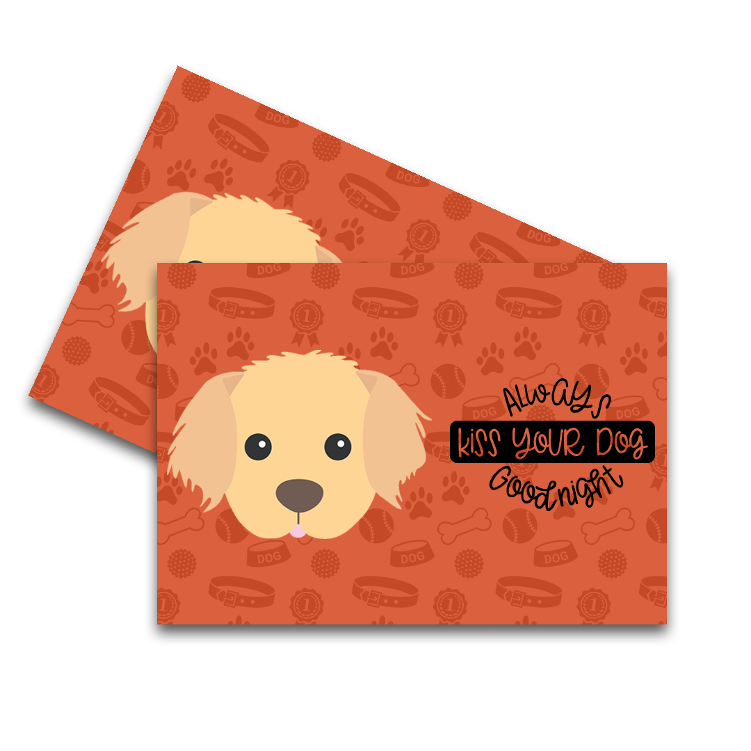 Golden Retriever Feeding Mat