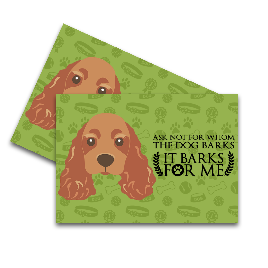 Irish Setter Feeding Mat