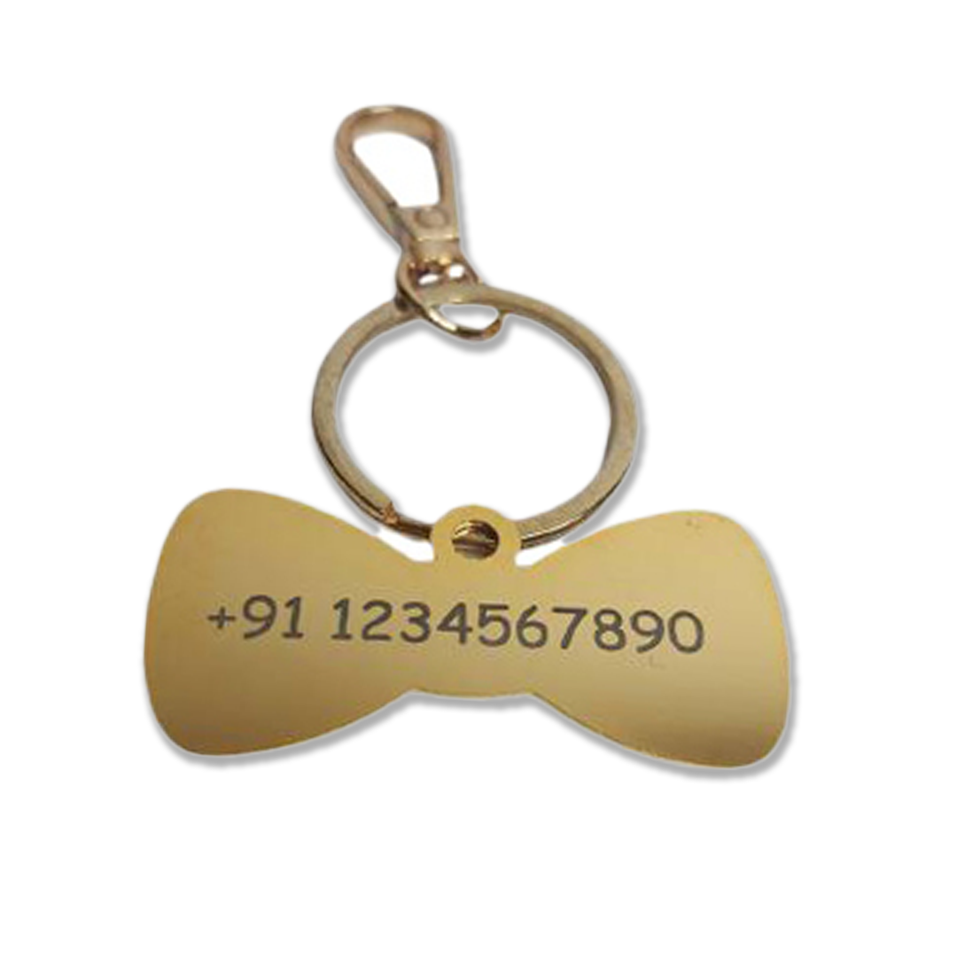 Personalised Bow Name Tag