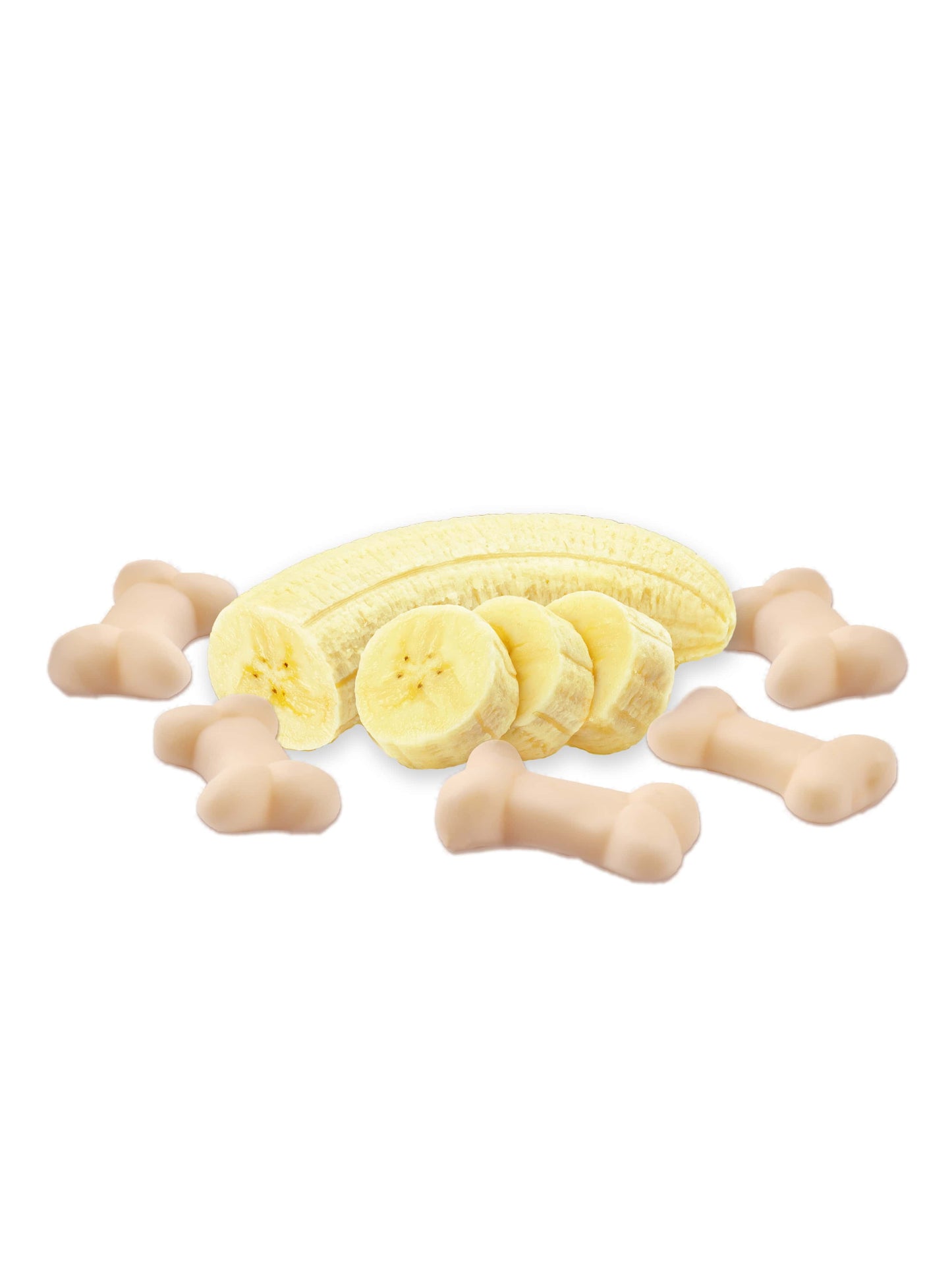 Banana Cold Jello Bones