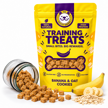 🍌 Training Treats- Banana & Oats Crunch 🦴