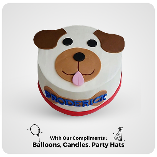 Dog cake top delivery