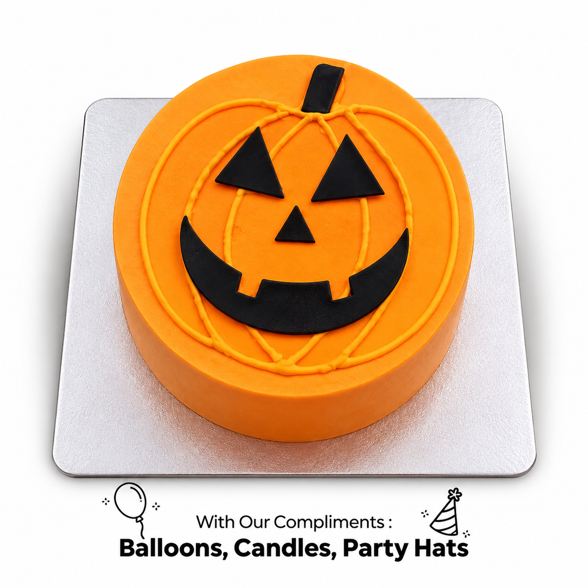 Jack O’ Lantern Cake 🐾