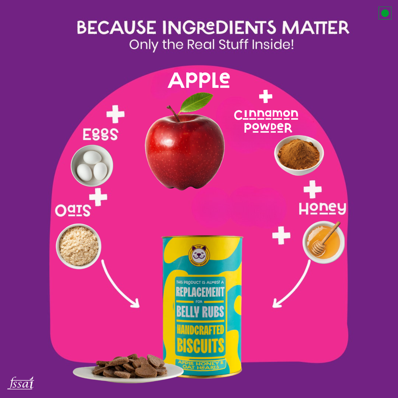 Apple, Honey and Oat Hearts
