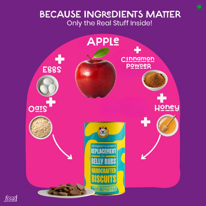 🍎 Apple, Honey and Oat Hearts 🍯