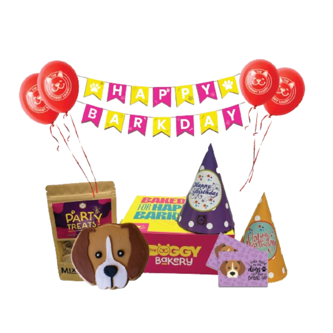 Custom Breed Birthday Cake Hamper w/ Feeding Mat