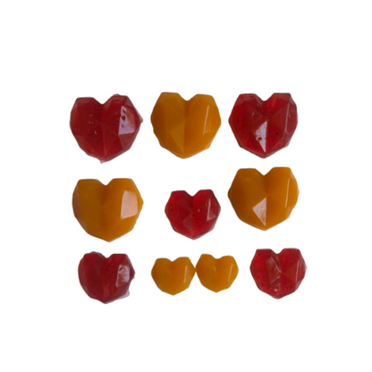 💕 Strawberry & Pumpkin Jello Hearts 🐾