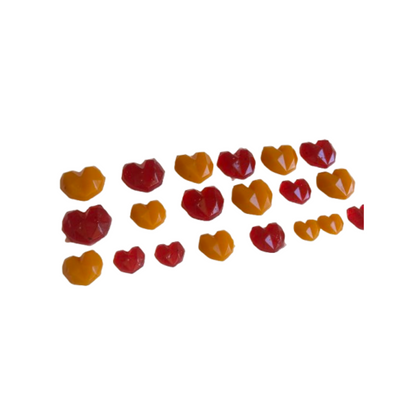 💕 Strawberry & Pumpkin Jello Hearts 🐾