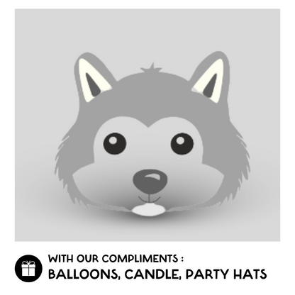 🎂 Grey Husky 🐶