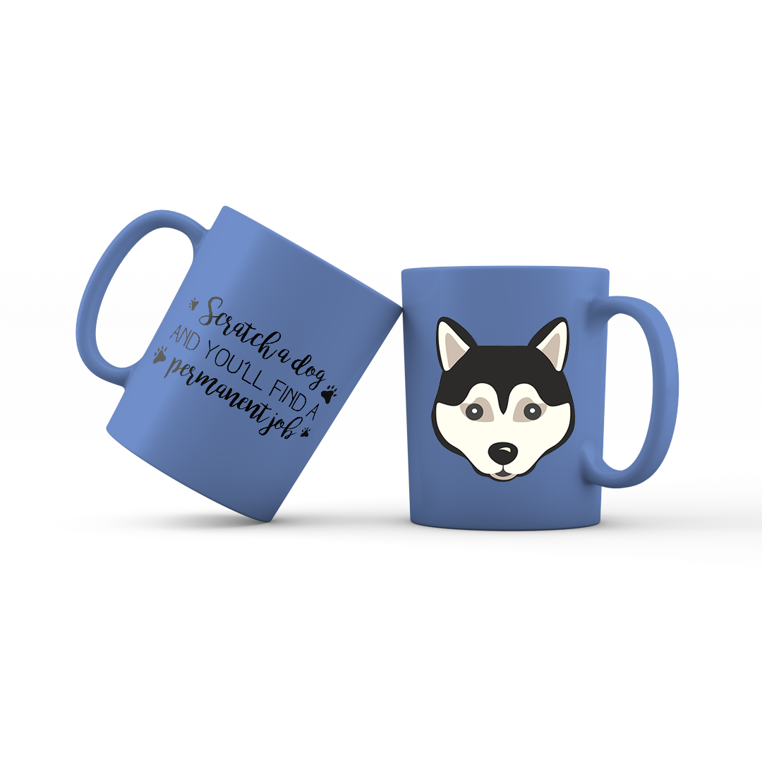 Black Husky Coffee Mug