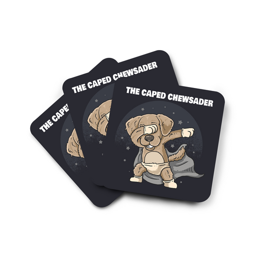 Caped Chewsader Coasters