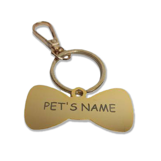 Personalised Bow Name Tag